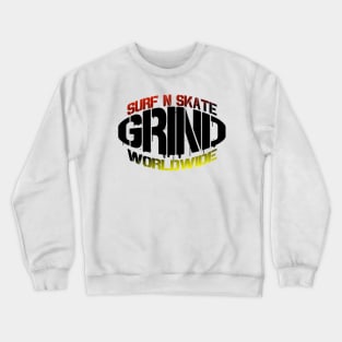 Grind Surf n Skate dripping Crewneck Sweatshirt